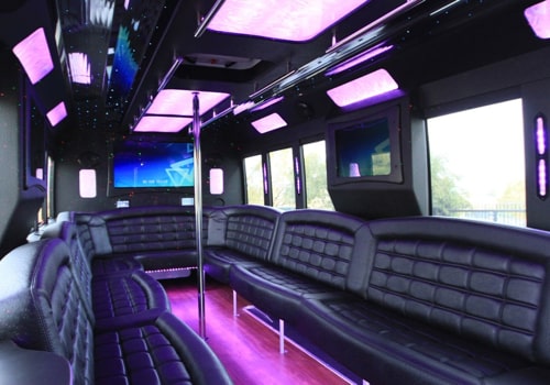 party bus interior Romeoville il limo