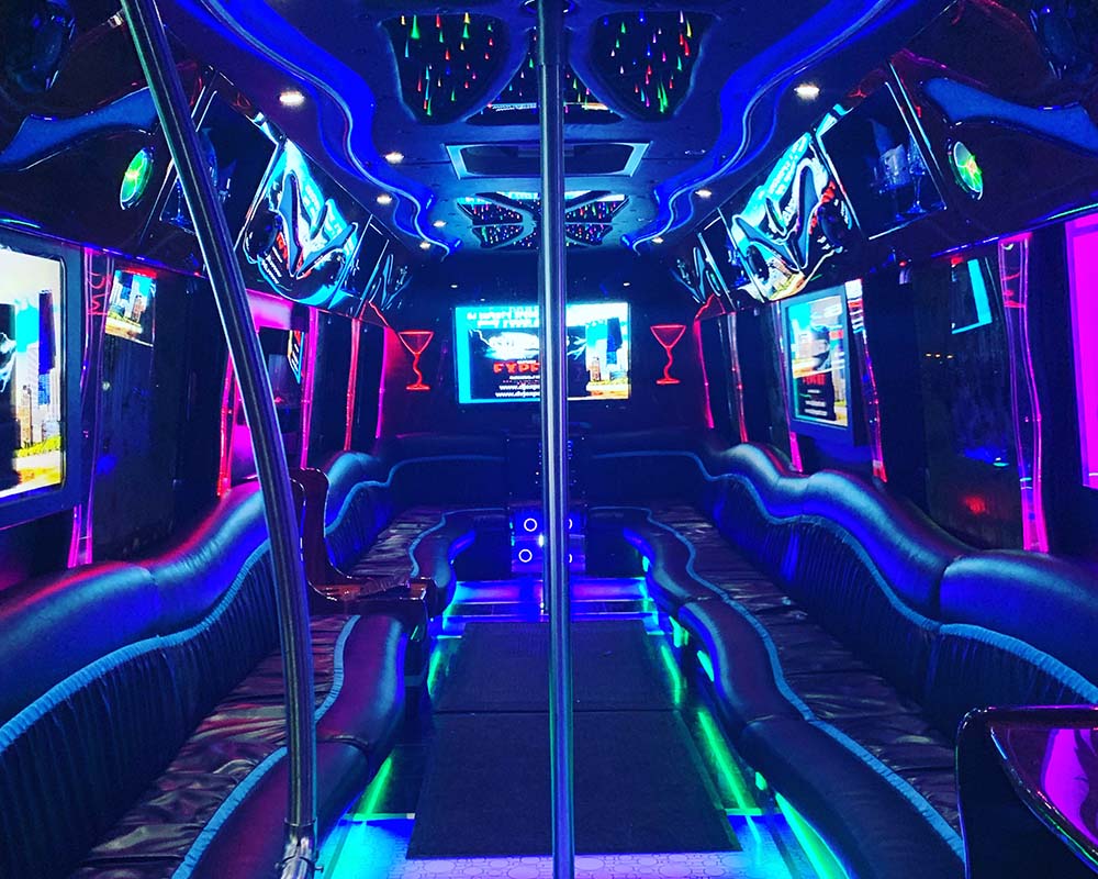40 passenger limo bus stretch limo Romeoville il